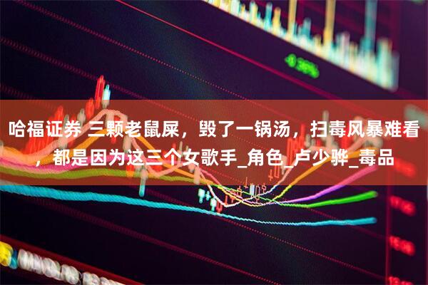 哈福证券 三颗老鼠屎，毁了一锅汤，扫毒风暴难看，都是因为这三个女歌手_角色_卢少骅_毒品