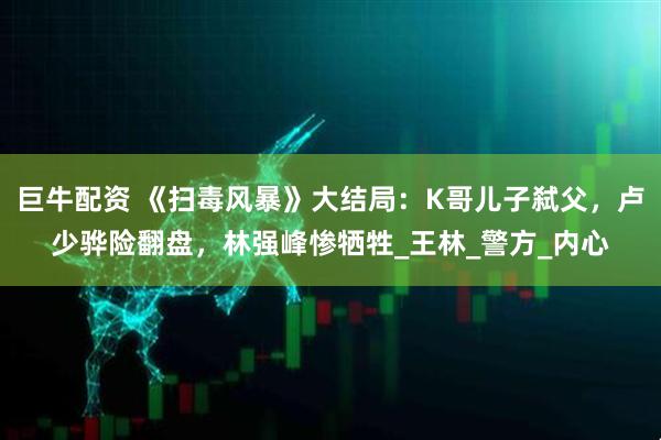 巨牛配资 《扫毒风暴》大结局：K哥儿子弑父，卢少骅险翻盘，林强峰惨牺牲_王林_警方_内心